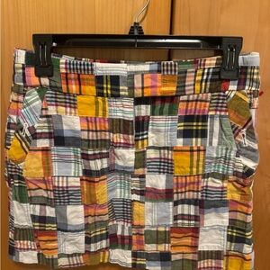 J. Crew Multicolor Plaid Skirt